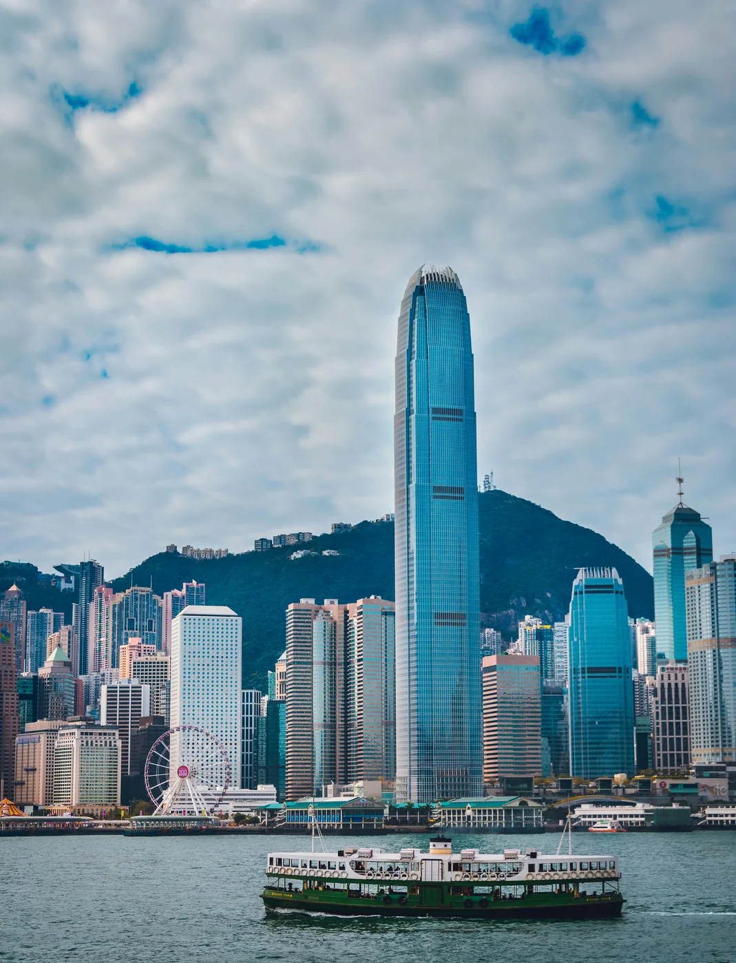 Hong Kong destination wedding - Victoria Harbour skyline