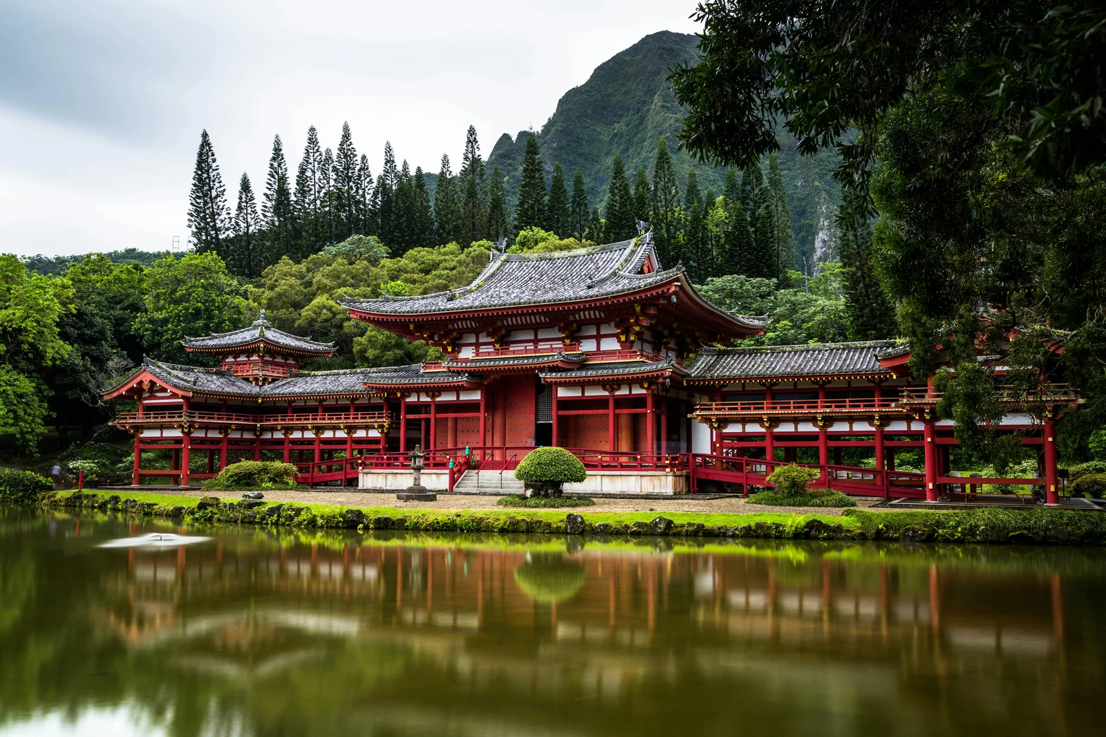 Japan Gardens & Shrines - classical Japanese garden pavilion